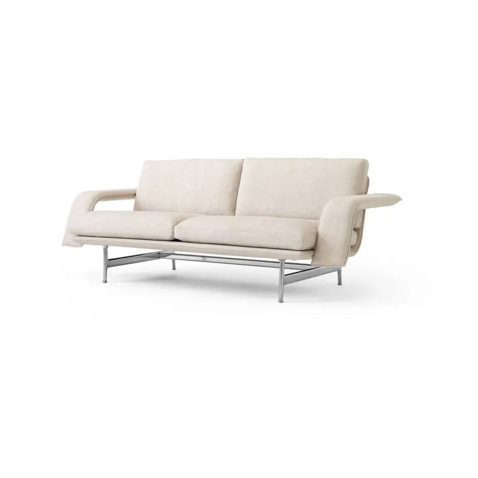 Sofá Meantime AV30 de 2 plazas, Pol. aluminium-Ecriture 0210