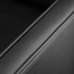 Sofá MK46 Mogens Koch de 3 plazas, Roble lacado-cuero negro