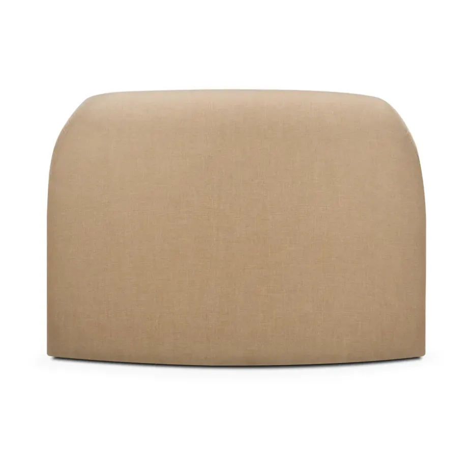 Sofá modular Bulky, módulo de esquina 45°, Sepia claro