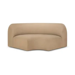 Sofá modular Bulky, módulo de esquina 90°, Sepia claro