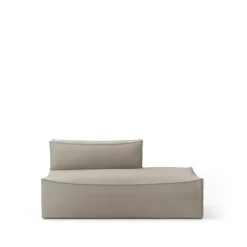 Sofá modular Catena, Tela cotton linen natural, open end r 301