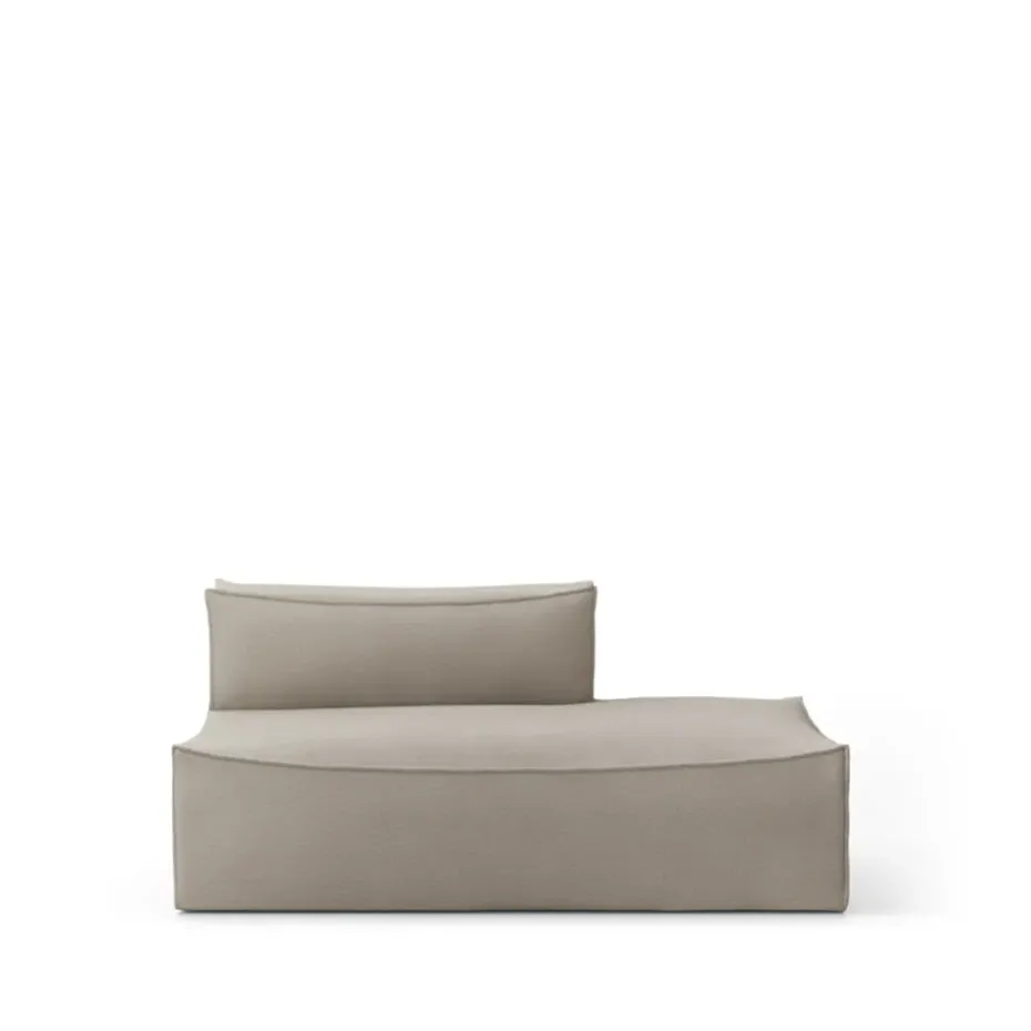 Sofá modular Catena, Tela cotton linen natural, open end r 301