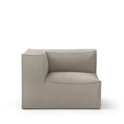 Sofá modular Catena, Tela cotton linen natural, connect corner 200