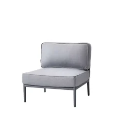 Sofá modular Conic, Cane-Line airtouch light grey-sencillo-incl. cojines