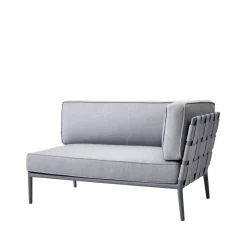 Sofá modular Conic, Light grey-izquierdo-incl. cojines