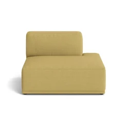 Sofá modular Connect Soft Hallingdal 65 nr.407 amarillo, Sin reposabrazos (D)