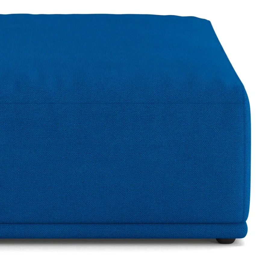 Sofá modular Connect Soft Hallingdal 65 nr.750 azul, Asiento puf (I)