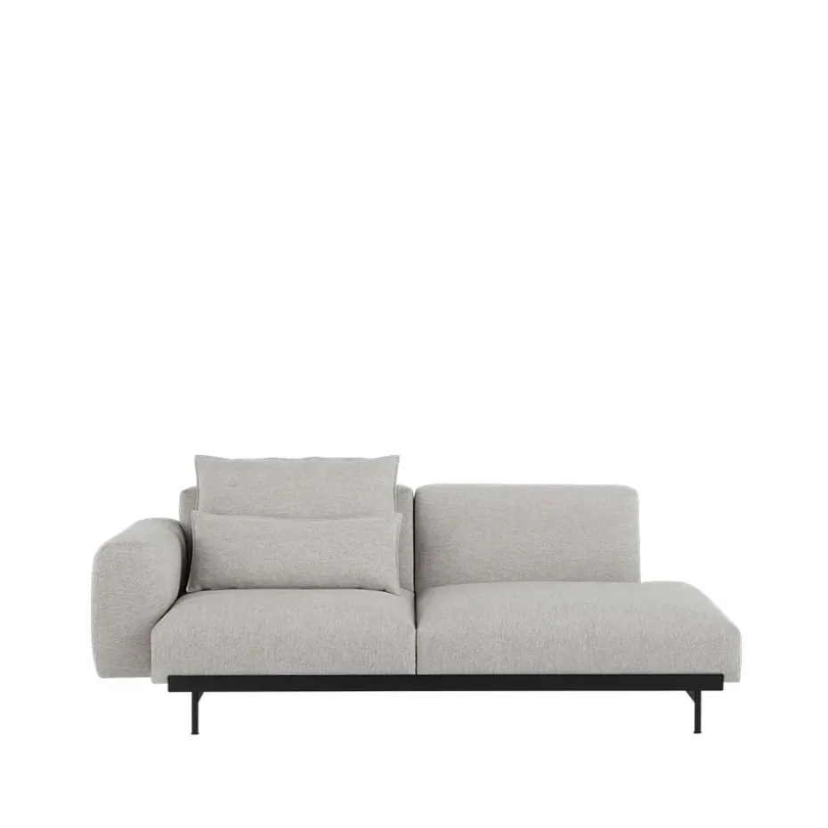 Sofá modular de 2 plazas In Situ configuration 3, Clay 12-configuración 3-Black