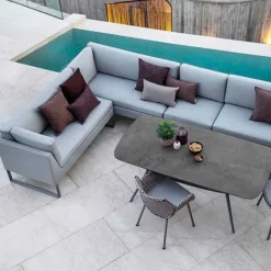 Sofá modular Flex, Grey, izquierdo, incl. cojines