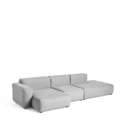 Sofá modular Mags Soft low, tejido Linara 443 tweed, izquierda