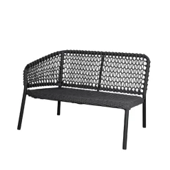 Sofá modular Ocean, Dark grey, derecho