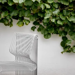 Sofá modular Pantonova, Stainless steel, concave