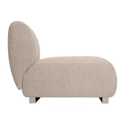 Sofá modular Rico open R (derecha), Soft bouclé-natural