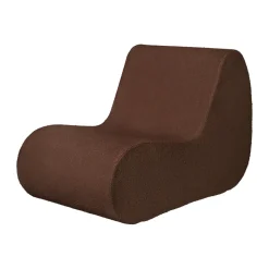 Sofá modular Rouli center module pure bouclé, Chestnut brown
