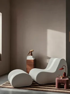 Sofá modular Rouli center module pure bouclé, Off-white