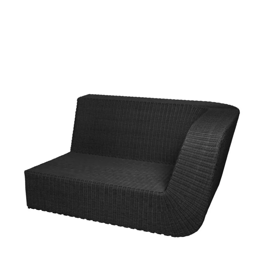 Sofá modular Savannah, Black, izquierdo