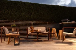 Sofá Motty, Zin red-teddy beige, 2 plazas