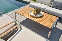 Sofá Naos, Stainless steel-dot beige, 2,5 plazas