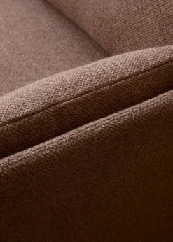 Sofá Offset 2 plazas, Audo Bouclé 08 Bordeaux