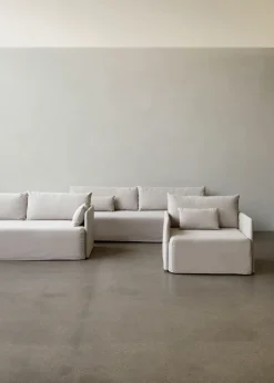 Sofá Offset 2 plazas, Logan Jasmine