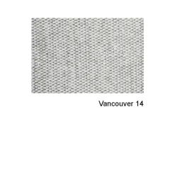 Sofá Rest, 3 plazas tela vancouver 14 light grey, patas de roble