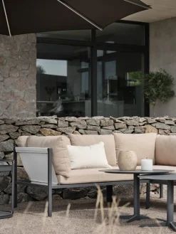 Sofá rinconera Allie, Barley-anthracite