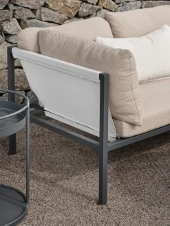 Sofá rinconera Allie, Barley-anthracite