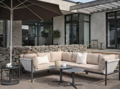 Sofá rinconera Allie, Barley-anthracite