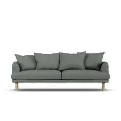 Sofá Sjövik, Caleido Grey 1240-roble blanco aceitado, 3 plazas