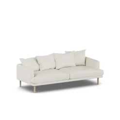 Sofá Sjövik, Jump Off White 1954-roble blanco aceitado, 3 plazas