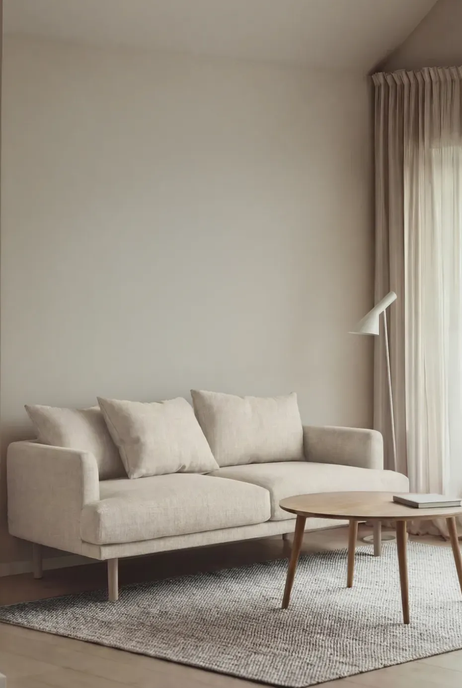 Sofá Sjövik, Oslo Nature 1540-roble blanco aceitado, 2,5 plazas