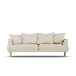 Sofá Sjövik, Same Beige 6670-roble blanco aceitado, 3 plazas