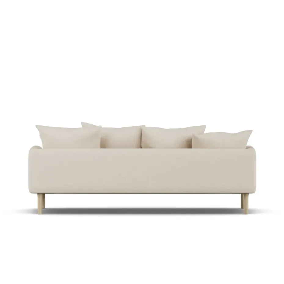 Sofá Sjövik, Same Beige 6670-roble blanco aceitado, 3 plazas