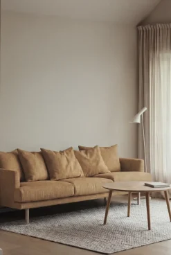 Sofá Sjövik, Same Ochre 6676-roble blanco aceitado, 3,5 plazas