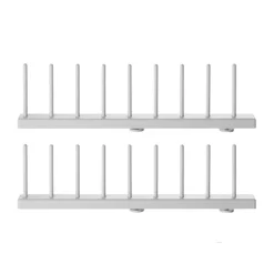 Soporte para platos String, Gris, 30 cm, paquete de 2