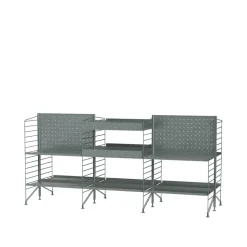 Soporte vertical galvanizado String Outdoor, Galvanizado