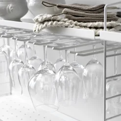 Soportes para copas String paquete de 2, Blanco, 20cm