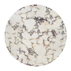 Tablero Androgyne para mesa auxiliar Ø65 cm, Calacatta Viola