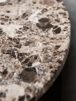 Tablero Androgyne para mesa auxiliar Ø65 cm, Calacatta Viola