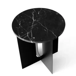 Tablero Androgyne para mesa auxiliar Ø42 cm, negro