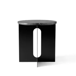 Tablero Androgyne para mesa auxiliar Ø42 cm, negro