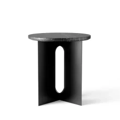 Tablero Androgyne para mesa auxiliar Ø42 cm, negro