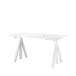 Tablero de escritorio Works, Laminado blanco, 140 cm