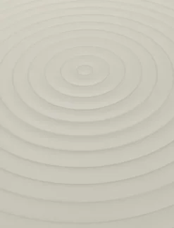 Tablero para mesa de café Groove redondo Ø70 cm, Masilla