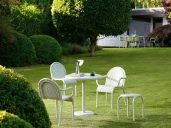 Tablero para mesa de café Groove redondo Ø70 cm, Masilla