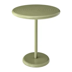 Tablero para mesa de café Groove redondo Ø70 cm, Musgo