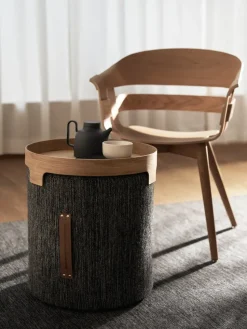 Taburete alto Björk, gris oscuro