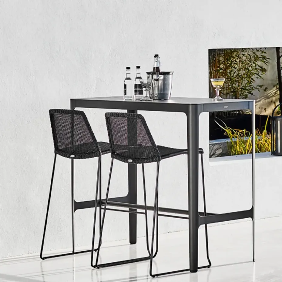 Taburete alto Breeze, Light grey