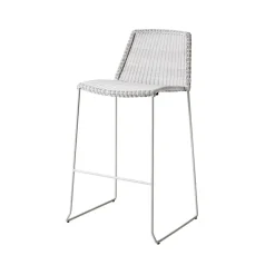 Taburete alto Breeze, White grey