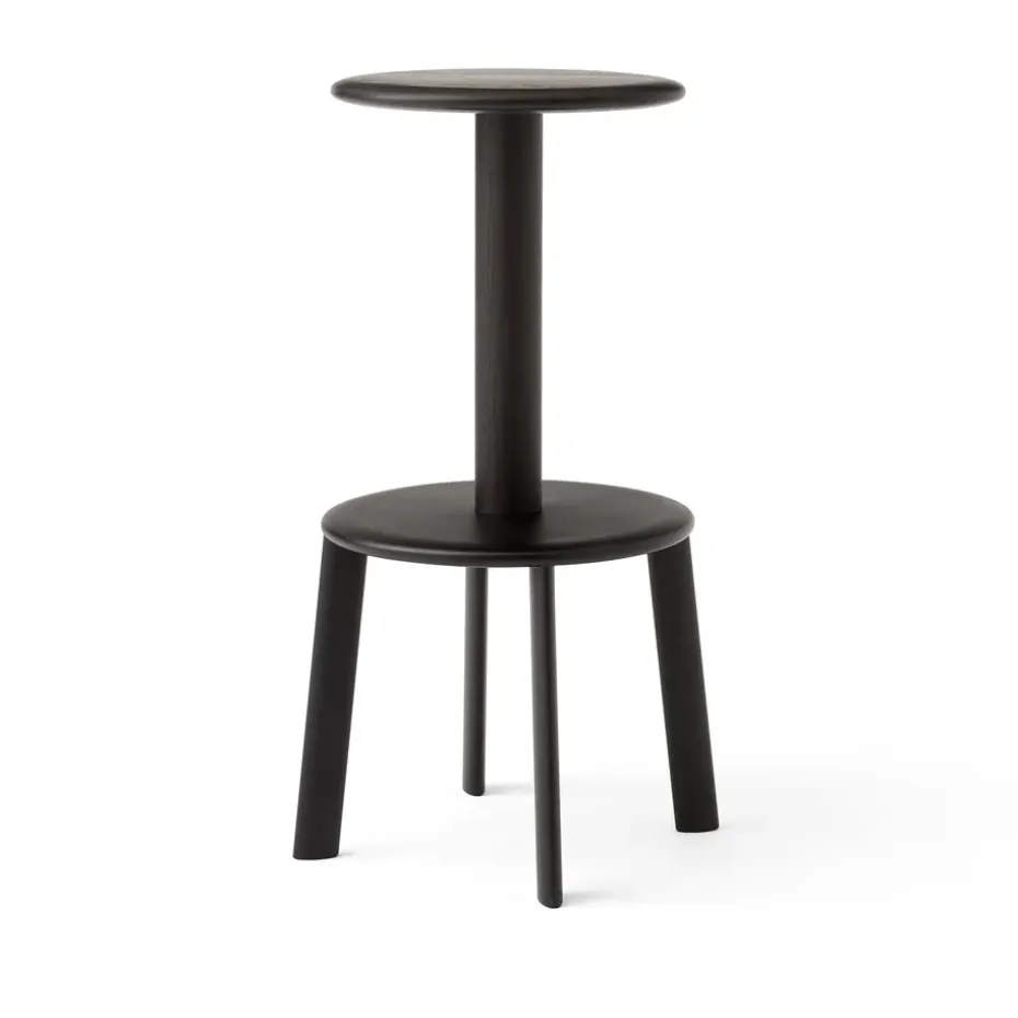 Taburete alto Massif AV40, Dark stained oak-warm black